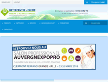 Tablet Screenshot of detercentre-cleor.com